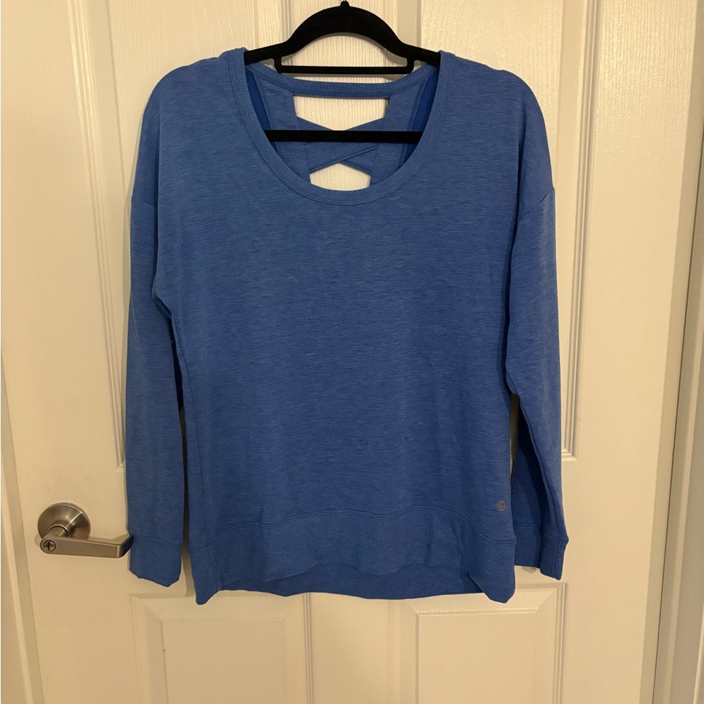 Blue Pullover Top
